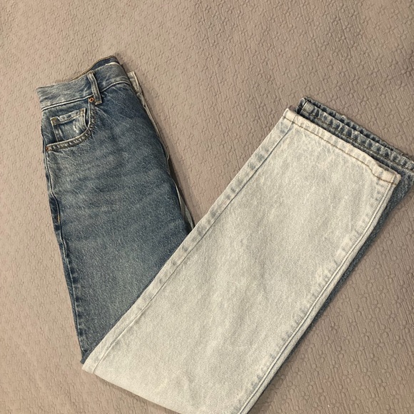 Pacsun Two Tone High-rise Jeans Size 24 - Picture 9 of 12